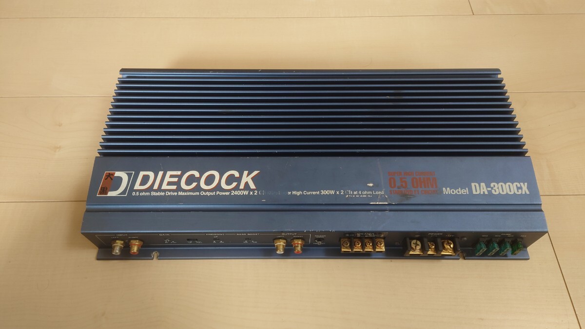 送料無料 DIECOCK 300CX 2ch アンプ 通電OK 音出しOK 検 送料無料 DIECOCK 300CX 2ch アンプ 通電OK 音出しOK 検