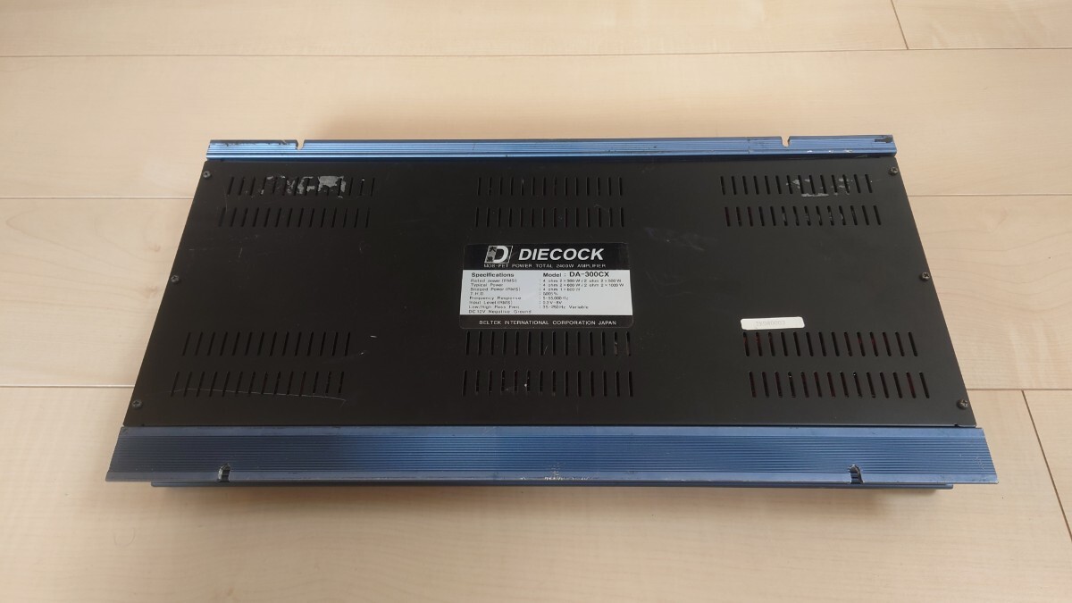 送料無料 DIECOCK 300CX 2ch アンプ 通電OK 音出しOK 検 送料無料 DIECOCK 300CX 2ch アンプ 通電OK 音出しOK 検