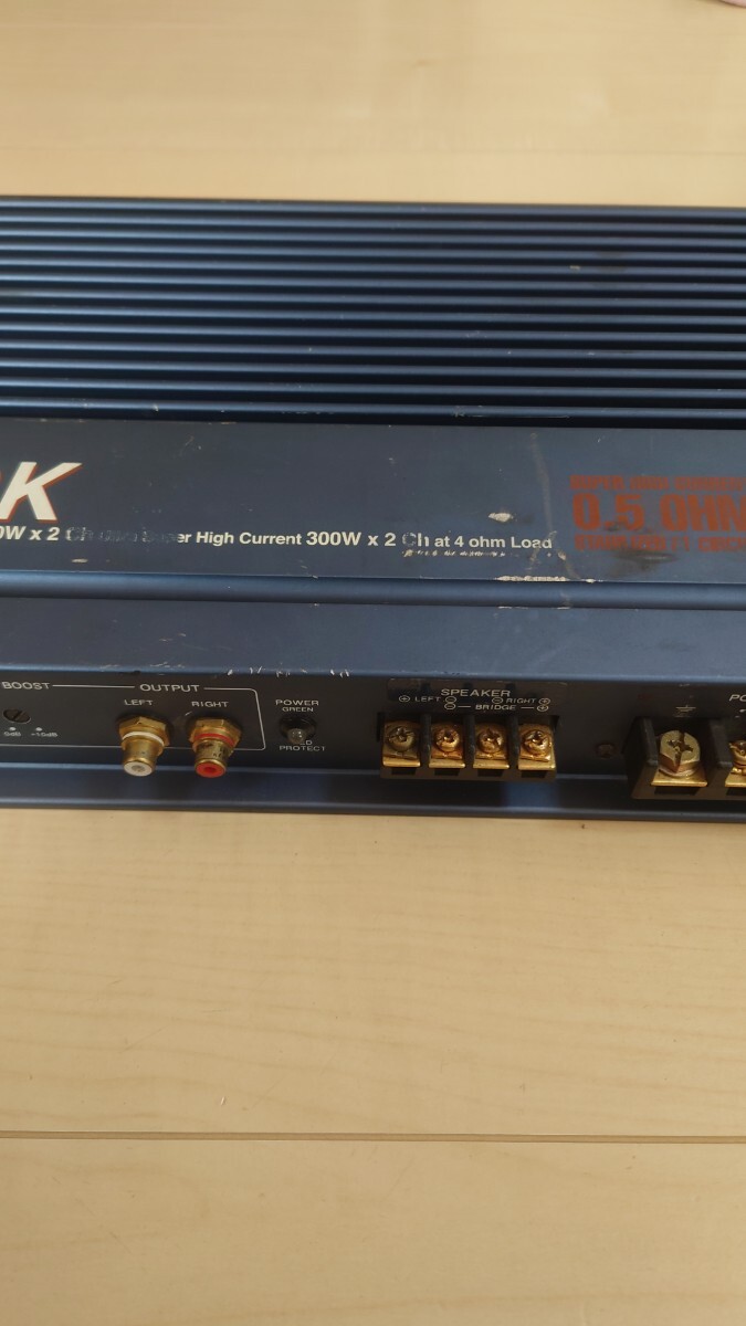  free shipping! DIECOCK 300CX 2ch amplifier electrification OK sound out OK inspection ) large cook out direction KICKER Rockford 