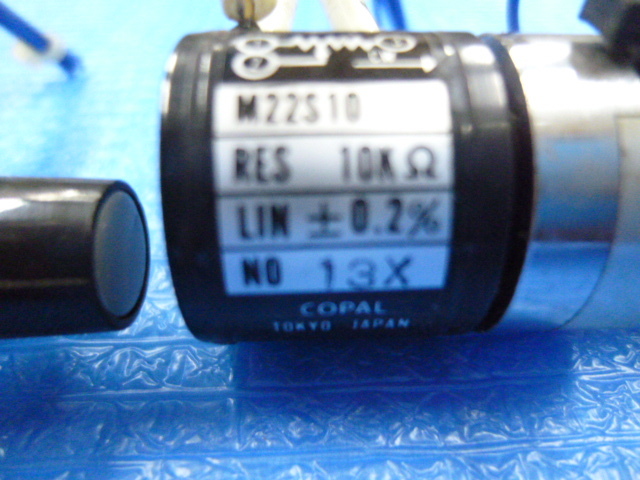  used present condition sending out goods COPAL IAPAN SERVO many rotation potentiometer 10KΩ dial attaching 4 piece set 
