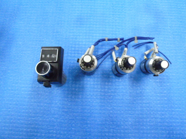  used present condition sending out goods COPAL IAPAN SERVO many rotation potentiometer 10KΩ dial attaching 4 piece set 