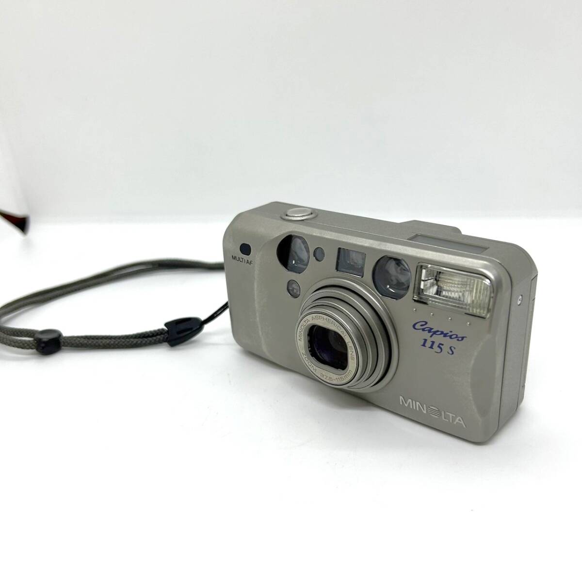 11269★1円～MINOLTA ミノルタ Capios LENS 115S 37.5-115mm フィルムカメラ コンパクトカメラ 箱付き 通電確認済み 中古品 フイルムカメラの画像1