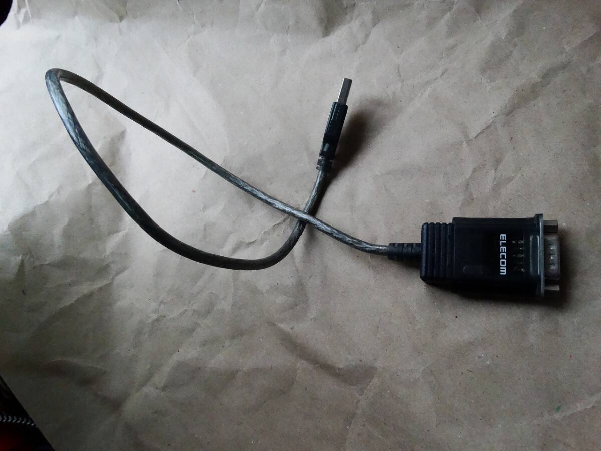 【ELECOM USB-Serial シリアル Dsub 9pinオス 変換 RS-232C 接続ケーブル UC-SGT】の画像3
