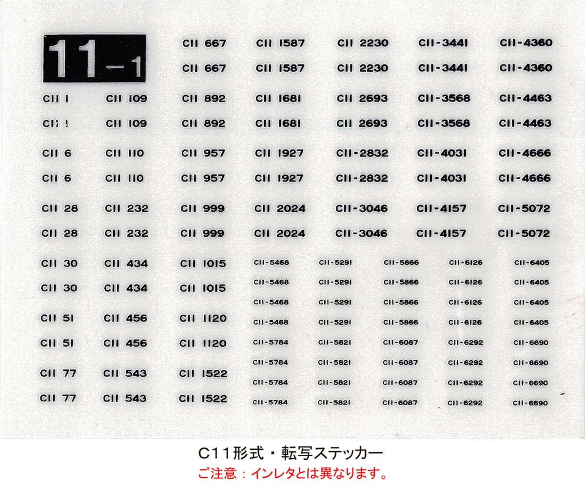 こんてにゃあ　国鉄コンテナＣ１１形式　６箱セット（おまけ：転写ステッカー付き）_画像10