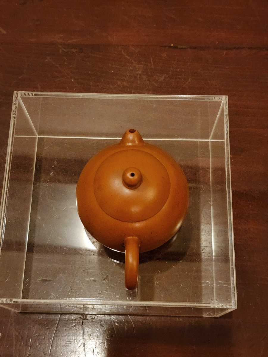 中国 急須　在銘 煎茶道具 中国美術 朱泥 茶器　アンティーク　古美術　最大幅10cm 【5737】_画像4