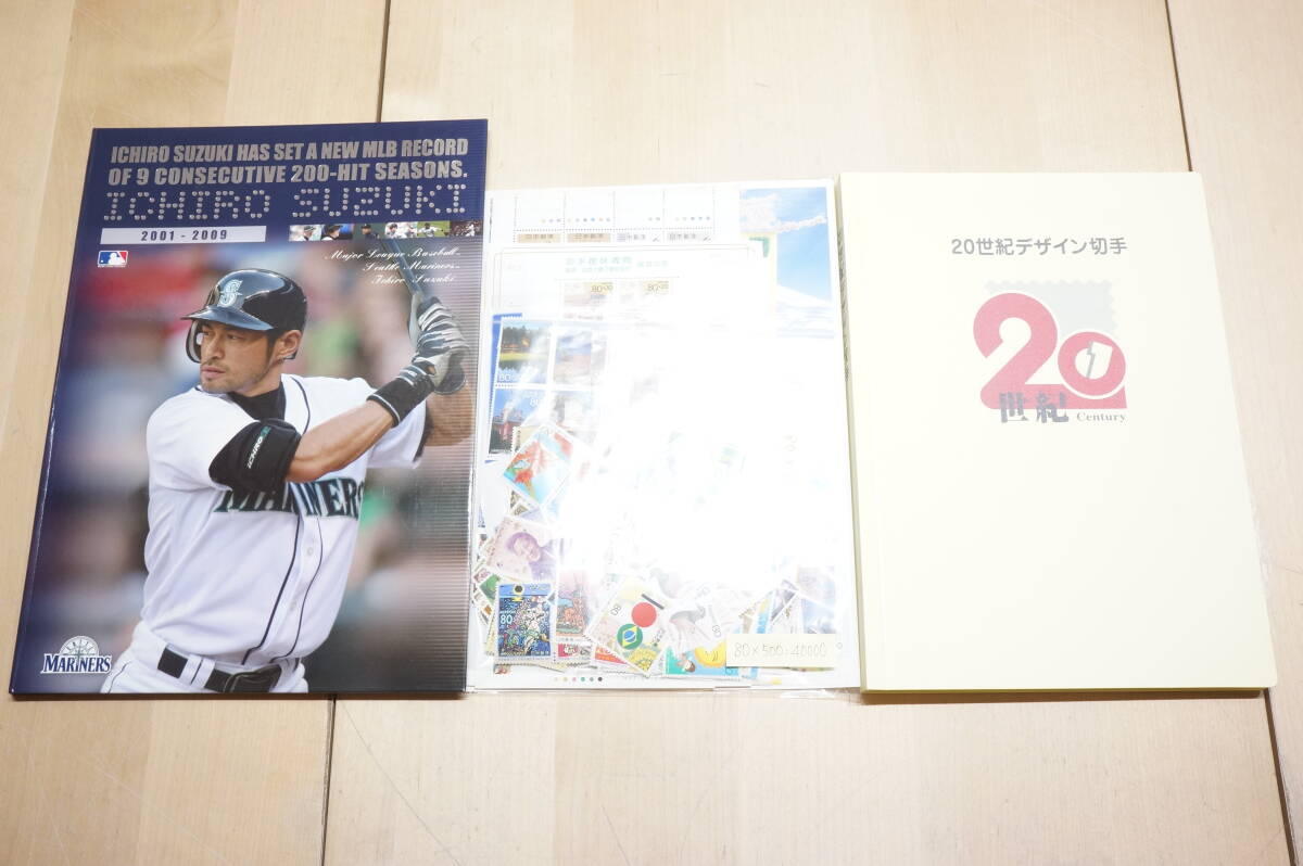 【KN1U】 超大量！ 額面約5万3000円！ 未使用 切手 切手シート / バラ / 記念切手 / イチロー 他 まとめ売り 業務用_画像1