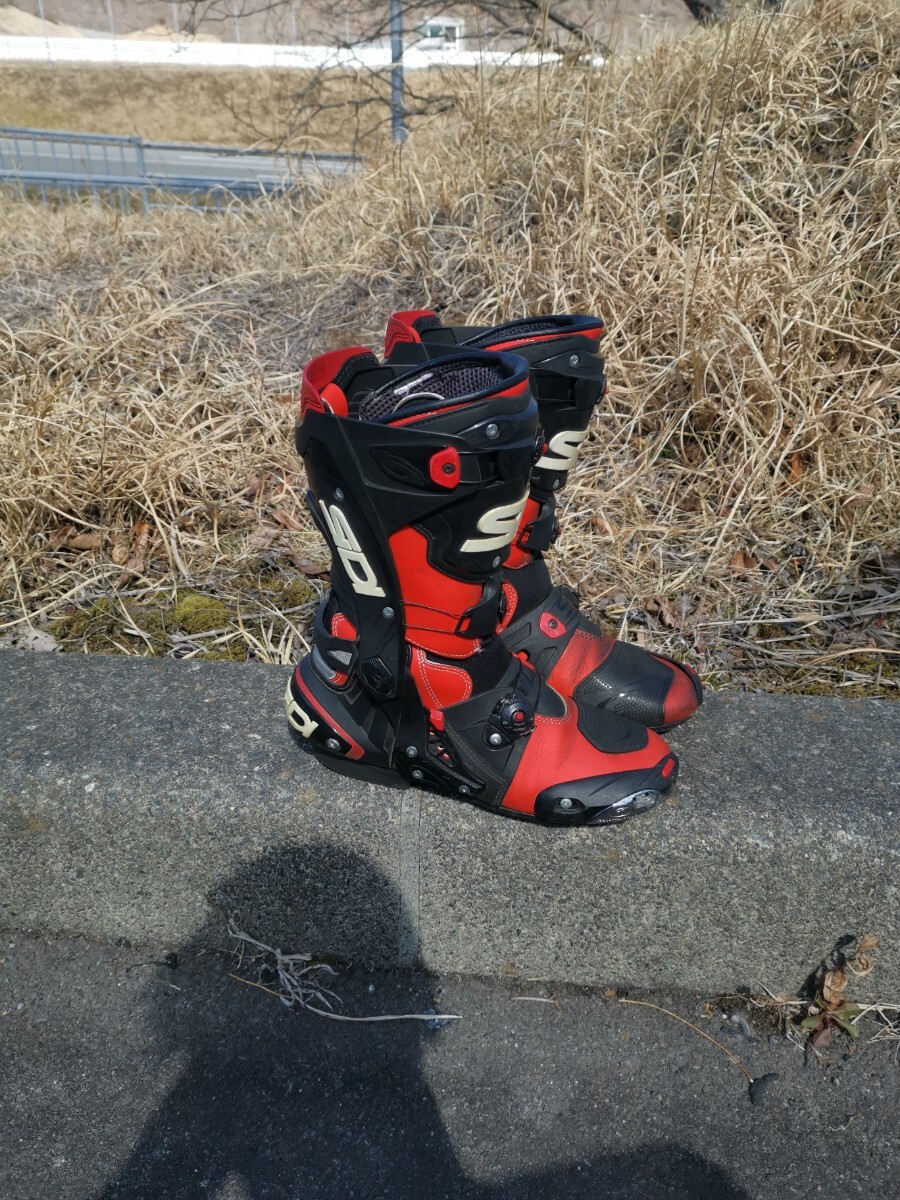 SIDI Rex 中古 スペアスライダー付き　EU42 JP26.5 レーシングブーツ_画像2