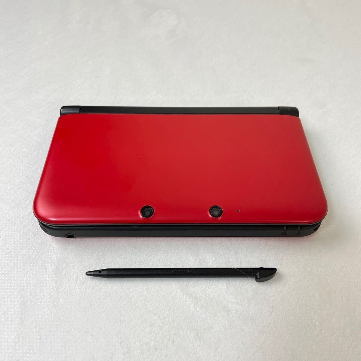 ニンテンドー3DS LL レッド ブラック 動作品 本体 タッチペン 付属 Nintendo 3DS ニンテンドー 任天堂 _画像1