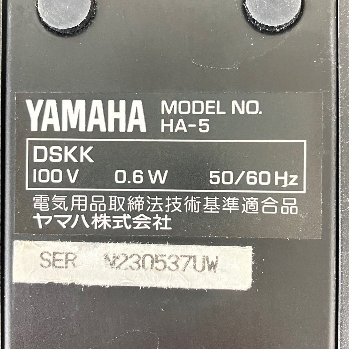 YAMAHAヤマハ フォノイコライザー HA-5 オーディオ機器 音響周辺機器の画像6