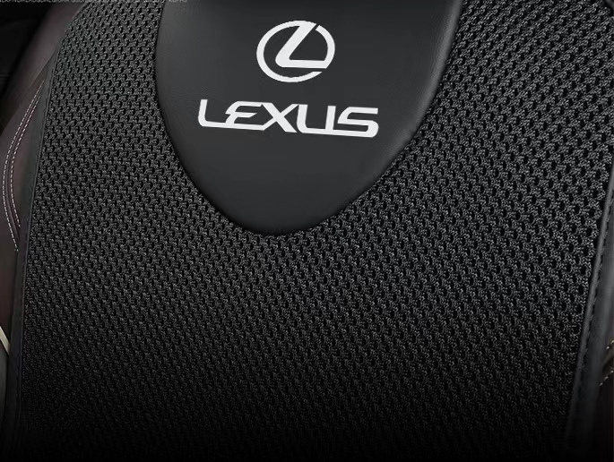 レクサス LEXUS ロゴ 春夏用3D立体通気性 シートカバー クッション 座席の背 LS/LC/UX/NX/RX/RCF/ISF/IS/GS/ES/LX/SC_画像2