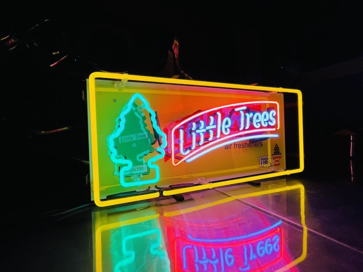 Little Trees リトルツリー ネオン 看板 USDM ローライダー 北米 US 高速有鉛 トラッキン ムーンアイズ ハイエース アメリカン雑貨 ハワイ_画像5