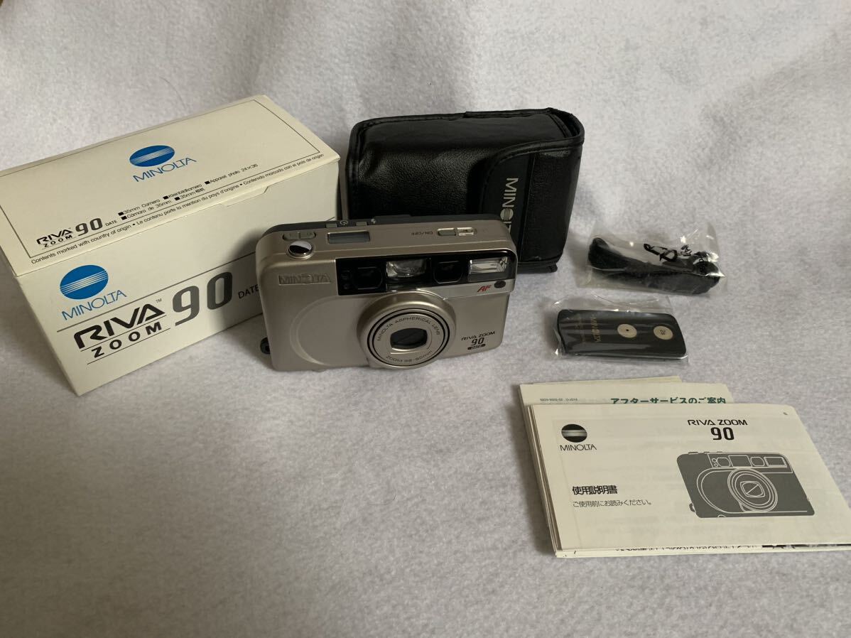 新品未使用 ミノルタ RIVA ZOOM AF 90 コンパクトフィルムカメラ フィルムカメラ フィルムの画像1