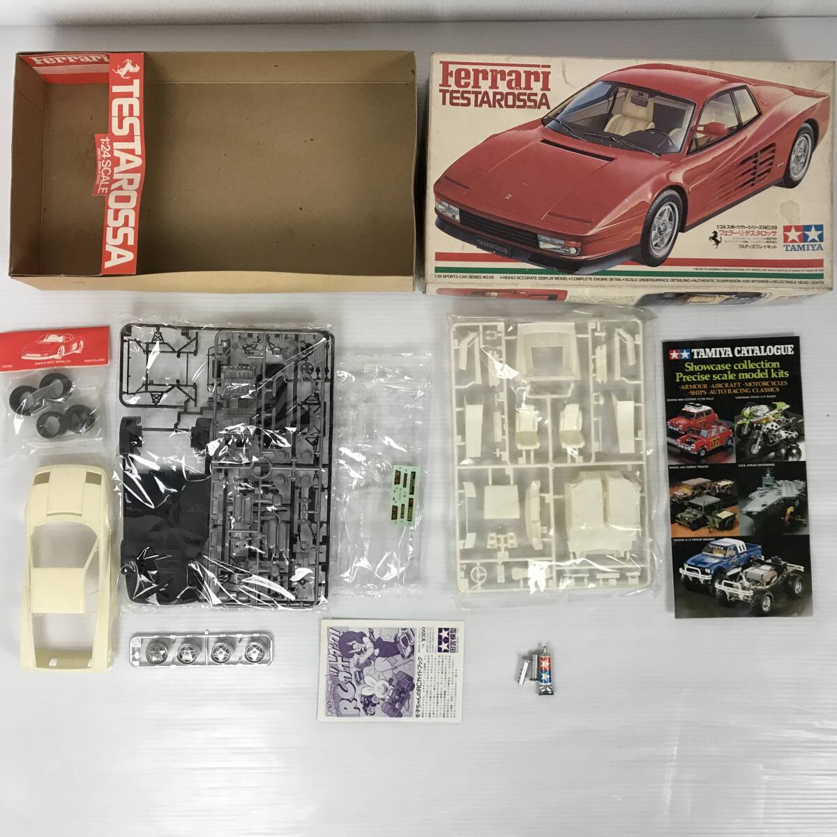  Tamiya Fujimi car plastic model not yet constructed 3 pcs together translation have Ferrari Testarossa Lancia Stratos HF narrow Celsior 1/24 plastic model 