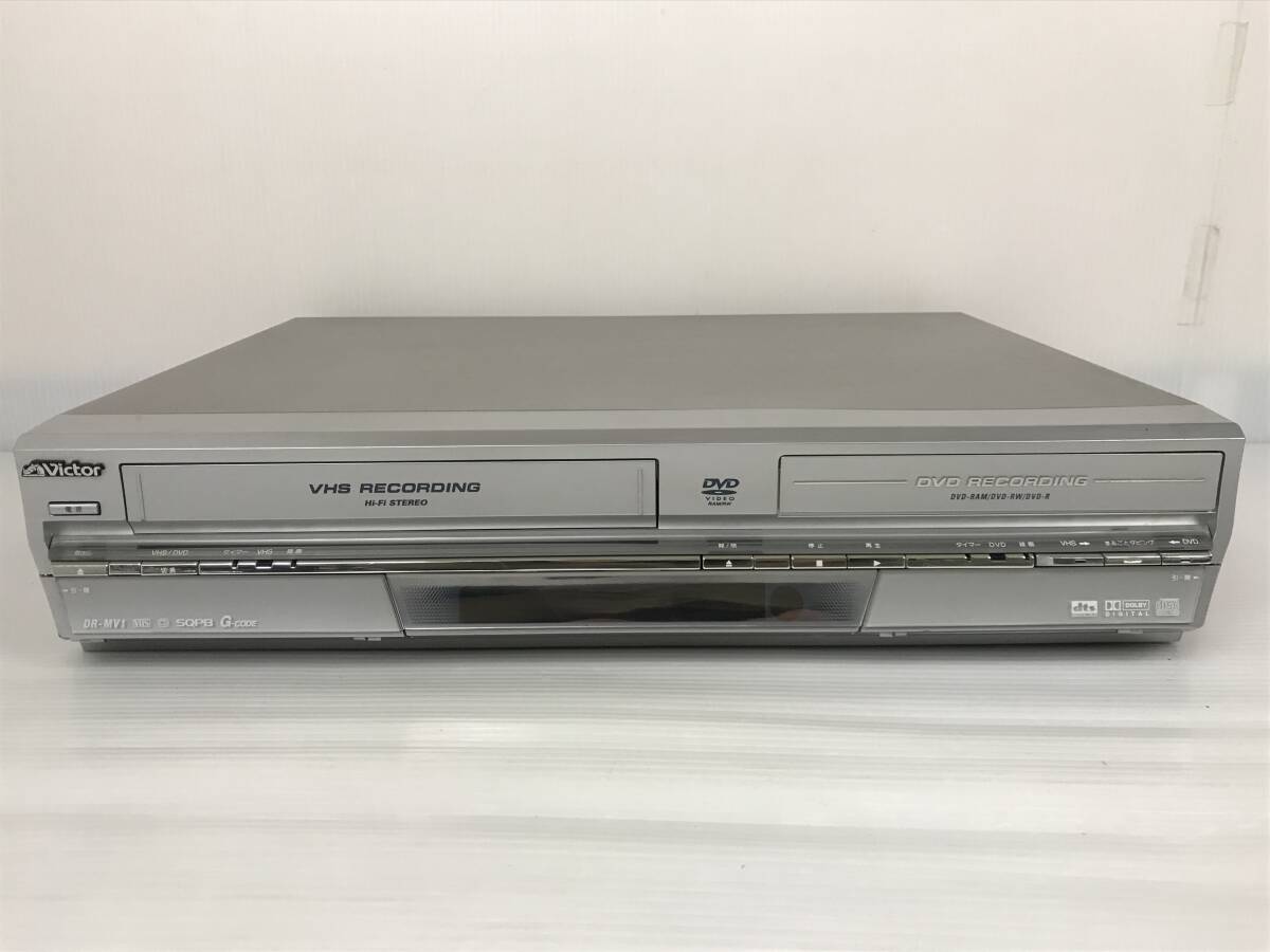 Victor ビクター DVDレコーダー VHS 一体型ビデオレコーダー DR-MV1 リモコン付き RM-SDR005Dの画像4