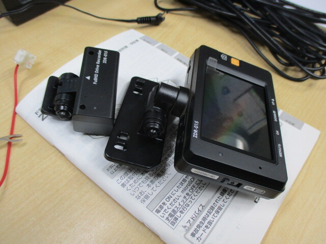 * Comtec передний и задний (до и после) 2 камера GPS установка высокая эффективность регистратор пути (drive recorder) ZDR-015 б/у товар 1 иен старт *