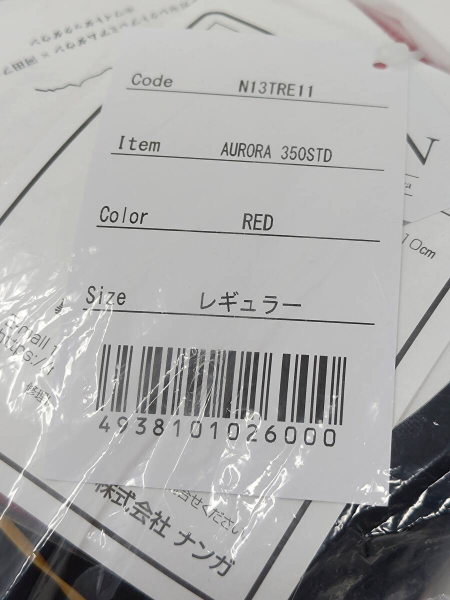 未使用 NANGA 寝袋 AURORA 350 STD RED 赤 ナンガ マミー型シュラフ_画像3