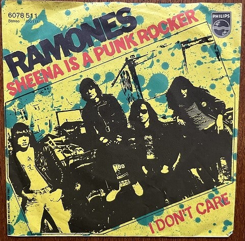 試聴可 Ramones - Sheena Is A Punk Rocker orig 7'【70's punk/power pop/new wave パンク天国】西独オリジナル盤の画像1