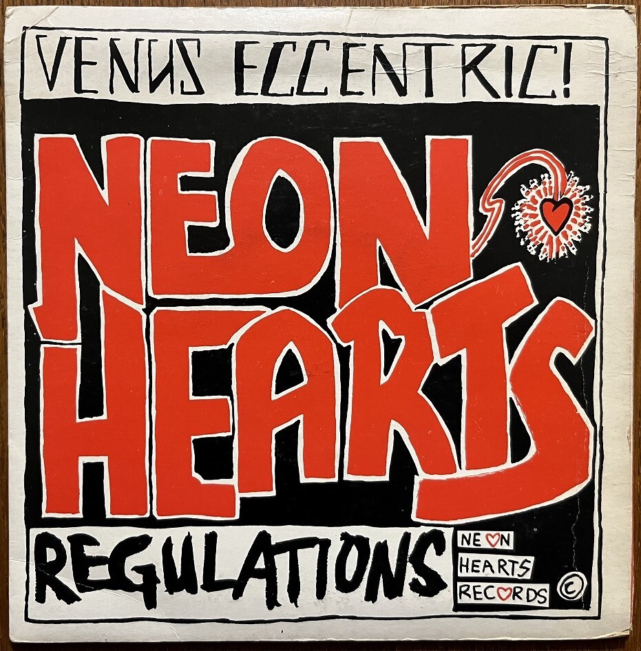 試聴可 NEON HEARTS - venus eccentric /regulations orig 7'【70's punk/power pop/new wave パンク天国】UKオリジナル盤の画像1