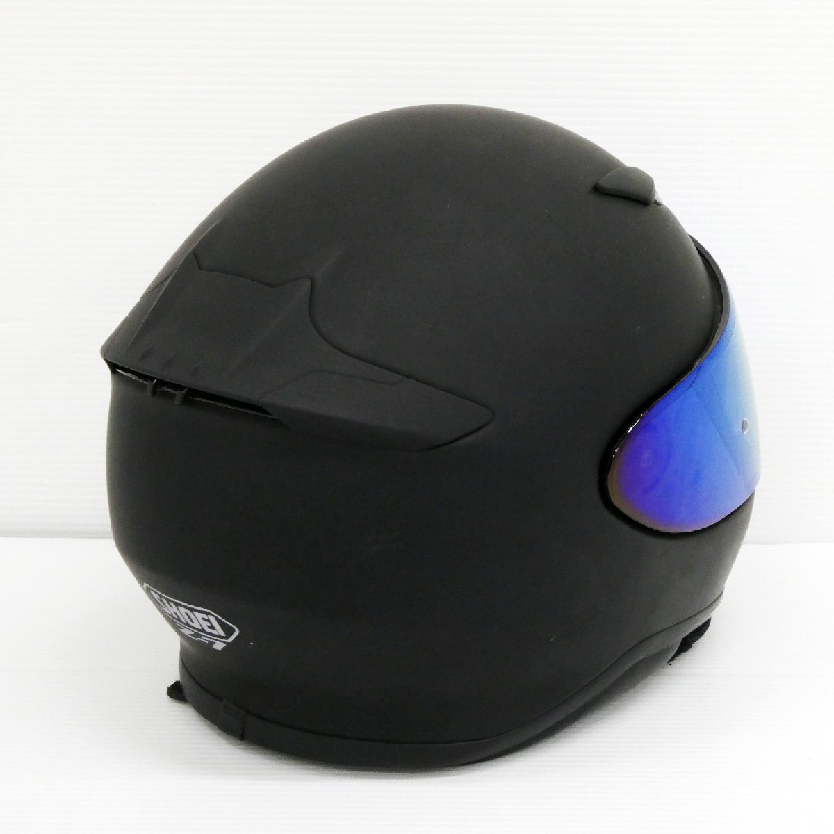 ○6) 2020年製!SHOEI Z-7 ヘルメット Lサイズ (59cm) バイク用品 ミラーシールド装着 フルフェイスヘルメット マットブラック ショウエイ_画像2