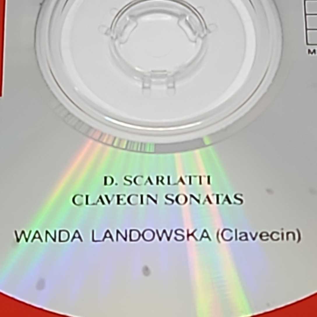 ランドフスカ スカルラッティ ソナタ集 LANDOWSKA/D.SCARLATTI:CLAVECIN SONATAS EMI TOCE-9402 CD ディスクのみ　ジャンク品_画像3