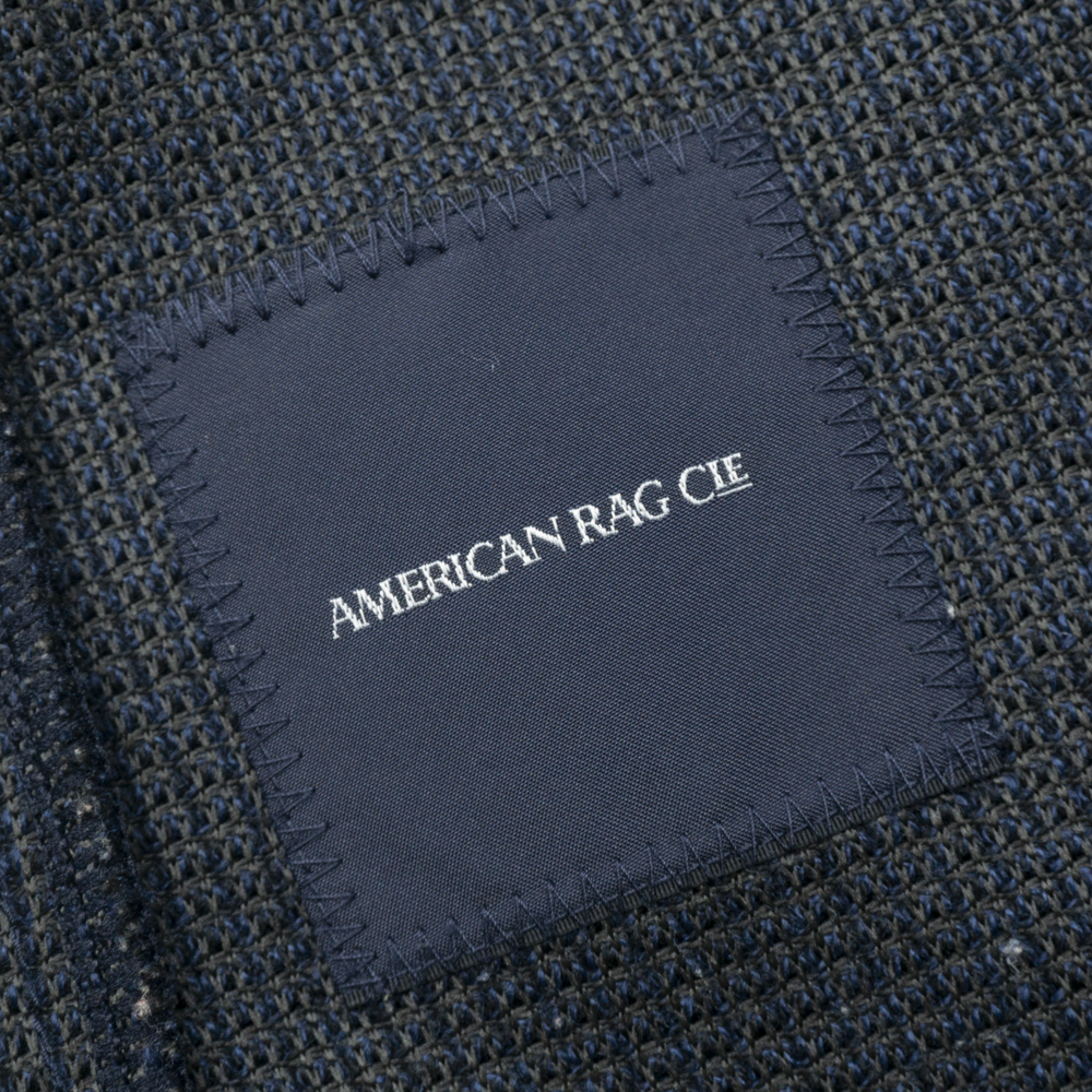 洗練デザイン『AMERICAN RAG CIE』春夏テーラードジャケット 1(S相当) ネイビー アメリカンラグシー メンズ 管理32_画像4