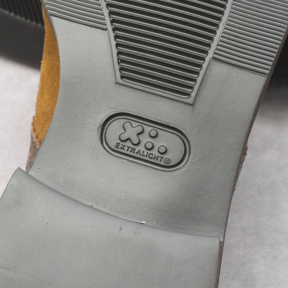 未使用品『CEDAR CREST』サドルシューズ 26cm EEE ブラウン スエード ビジネス 革靴 軽量 セダークレスト メンズ 管理2130の画像8