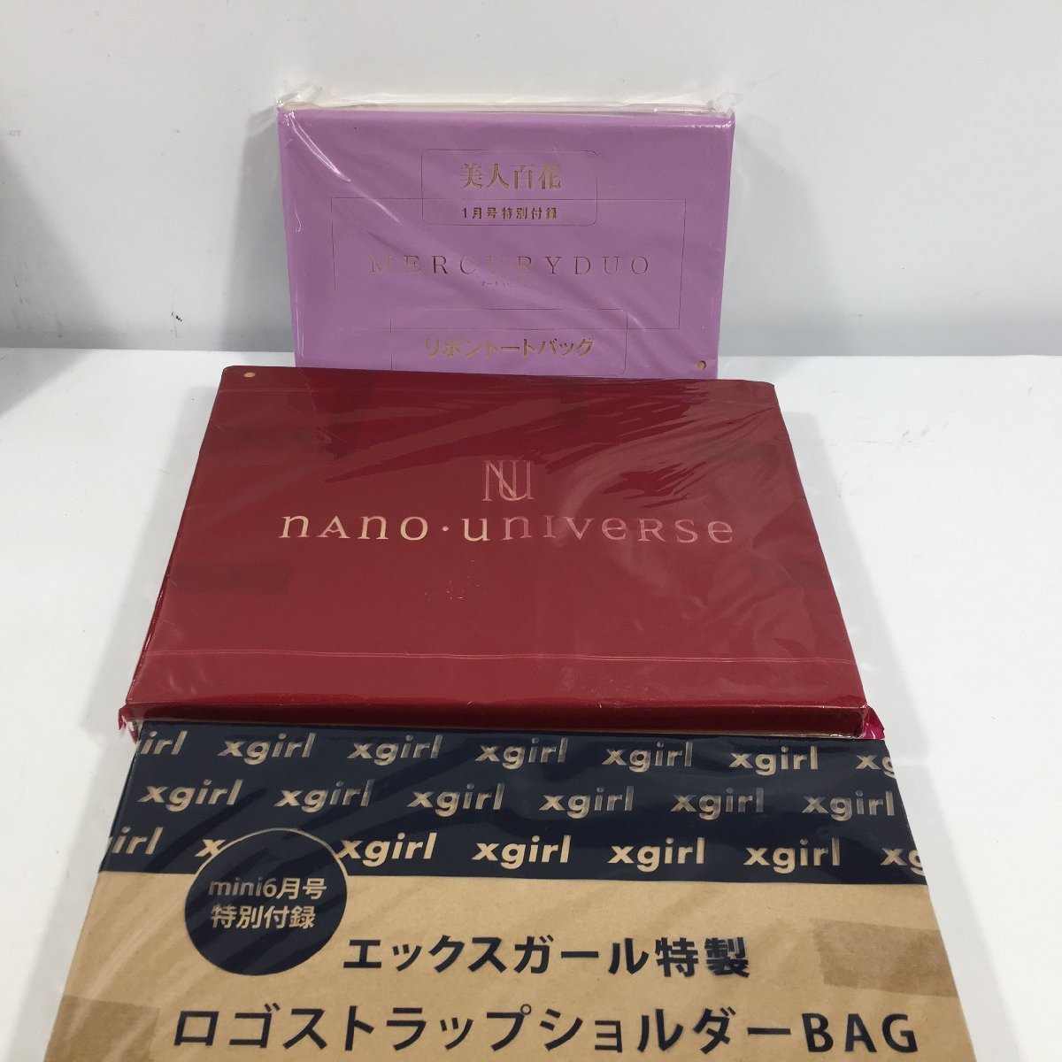 snidel/スヌーピー/マーキュリーデュオ/nano・univers他 付録バッグなど １１点まとめて 未開封品 TH3.045の画像4