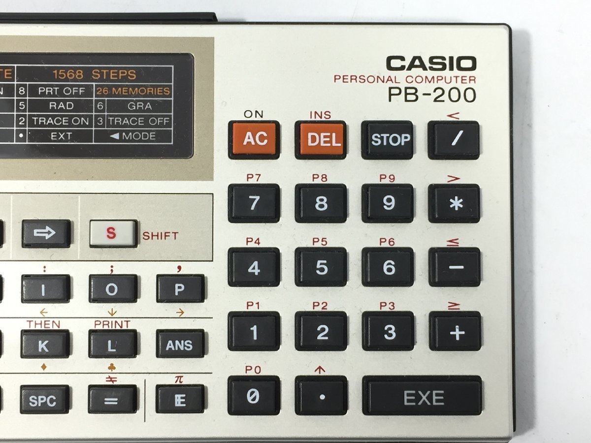 CASIO カシオ　　ポケットコンピューター　　PB-200　　現状品　　TJ3.014　/04_画像3
