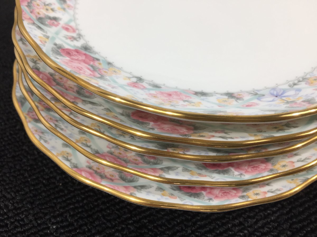 Noritake　ノリタケ　BoneChina　WEDDINGMALL　１６㎝プレート　５枚セット　中古品・箱無し　TH3.0105_画像7