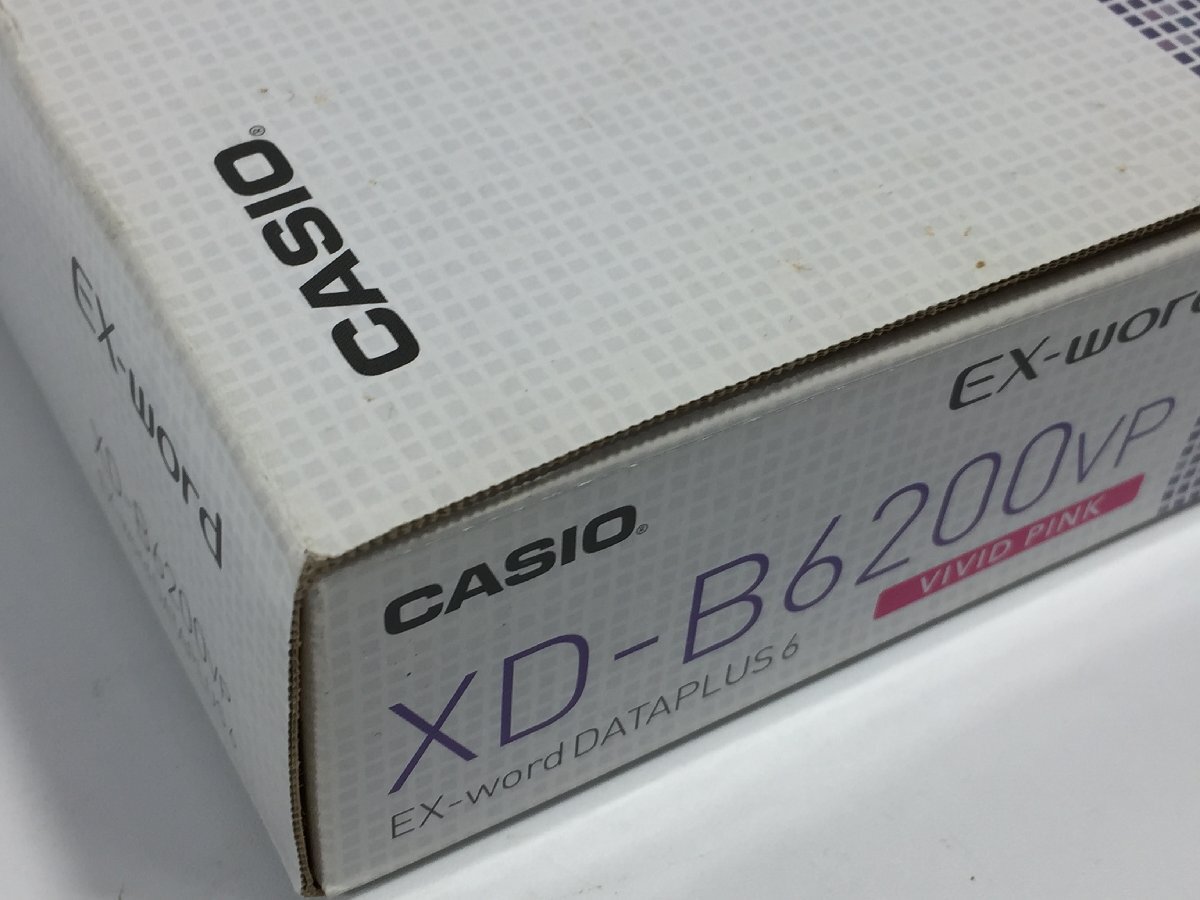 CASIO  カシオ  電子辞書  EX-wordDATAPLUS6 XD-B6200VP ビビットピンク  現状品  OS3.043 /04の画像10