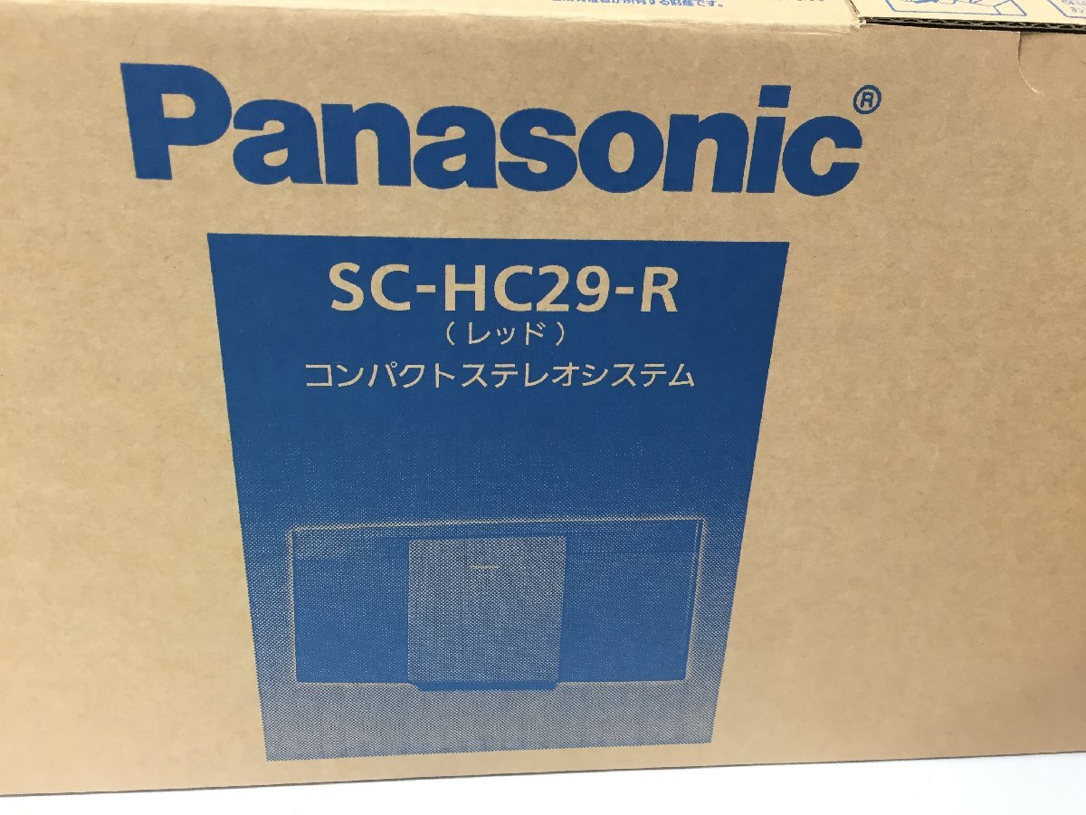 Panasonic　パナソニック　コンパクトステレオシステム　SC-HC29-R（レッド）　箱開封・他未開封品　OS4.002_画像6
