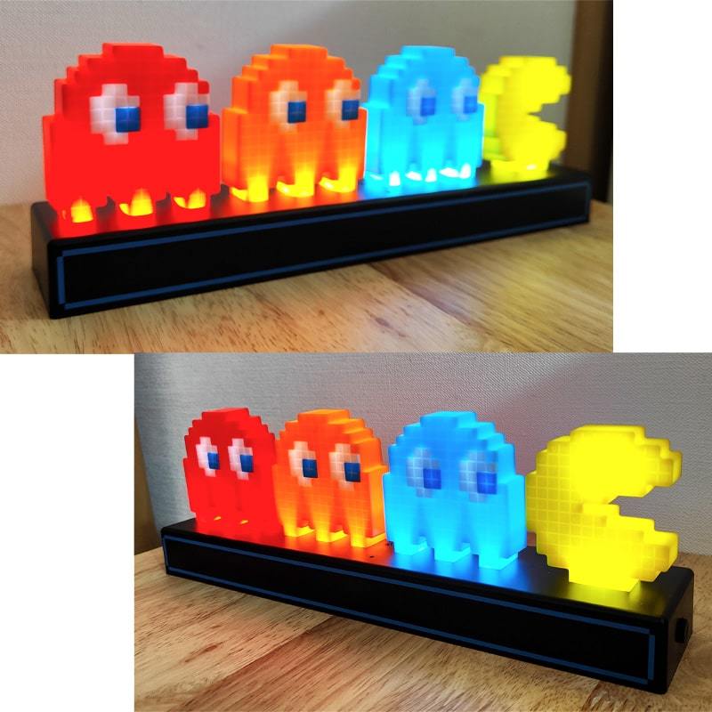 パックマン アイコンライト 光る かわいい 置物 かわいい 雑貨 ディスプレイ プレゼント ギフト ゲーム PACMAN かっこいい_画像2