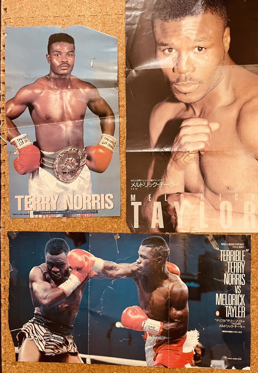 テリーノリス&メルドリックテーラー　ポスター3枚セット　ボクシング 　boxing_画像1