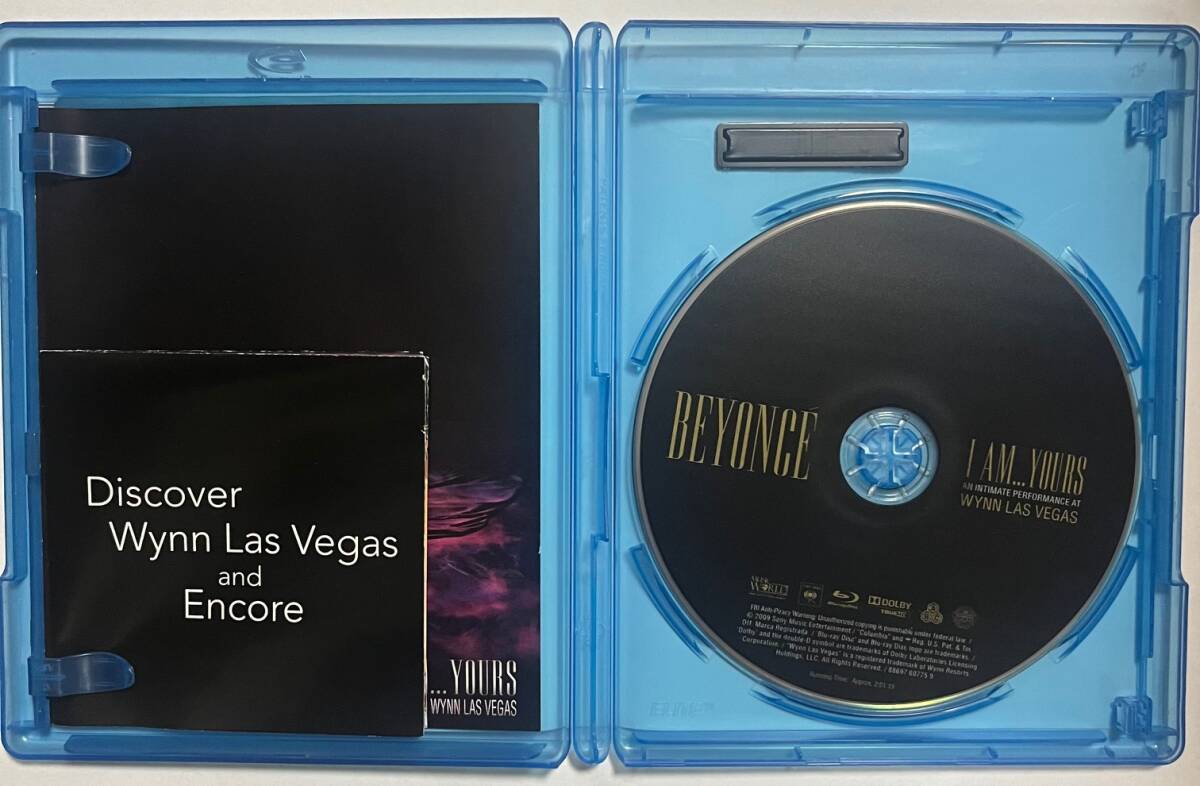 【廃盤】輸入盤(アメリカ盤)Blu-ray ビヨンセ『I Am…Yours ： An Intimate Performance At Wynn Las Vegas』2009年発売 Columbia の画像4