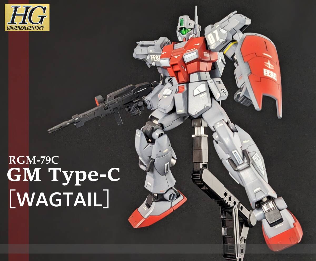 HGUC ジム改”ワグテイル”　改修・塗装完成品　（アドバンス・オブ・Ζ「刻に抗いし者」）_画像1