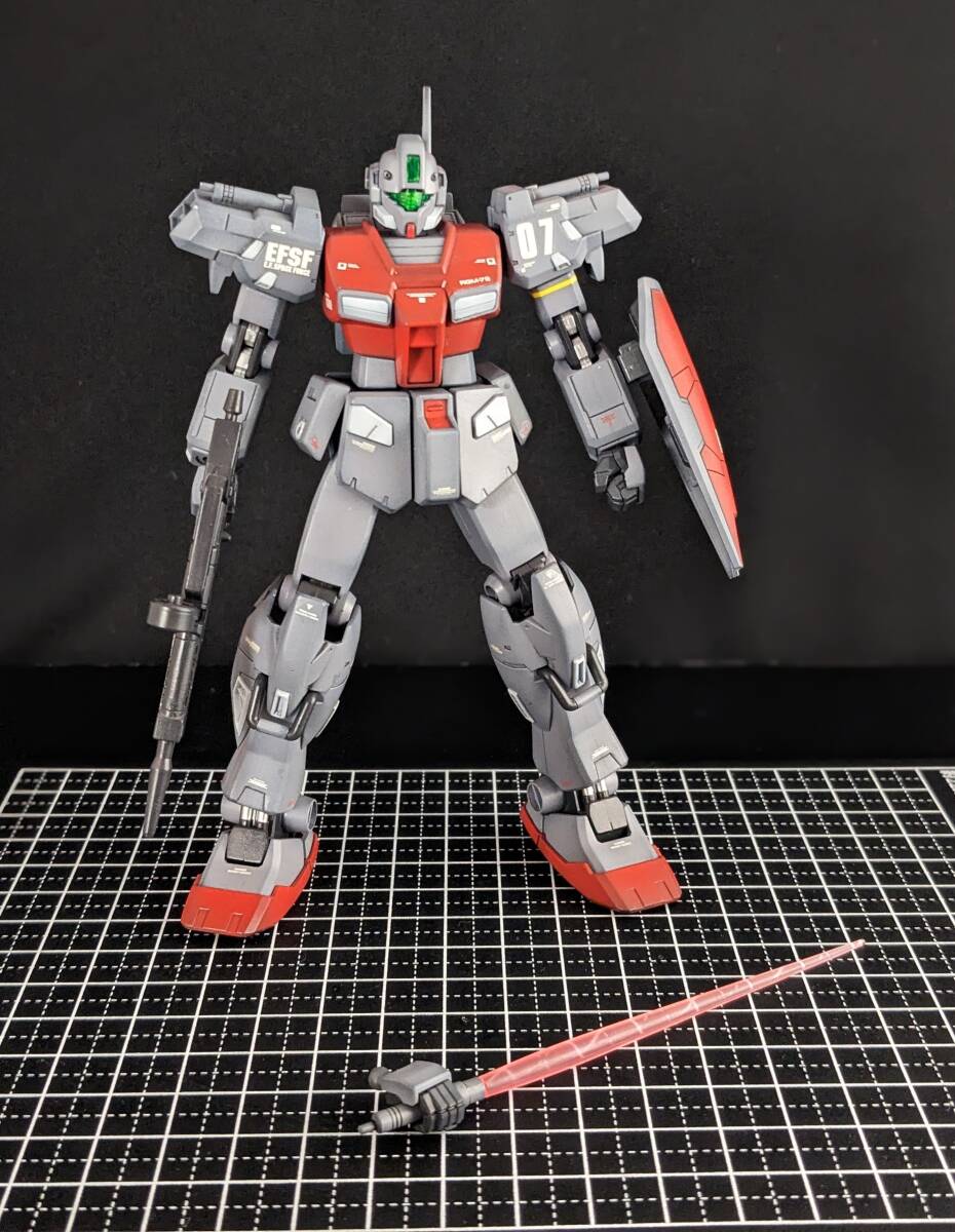 HGUC ジム改”ワグテイル”　改修・塗装完成品　（アドバンス・オブ・Ζ「刻に抗いし者」）_画像9