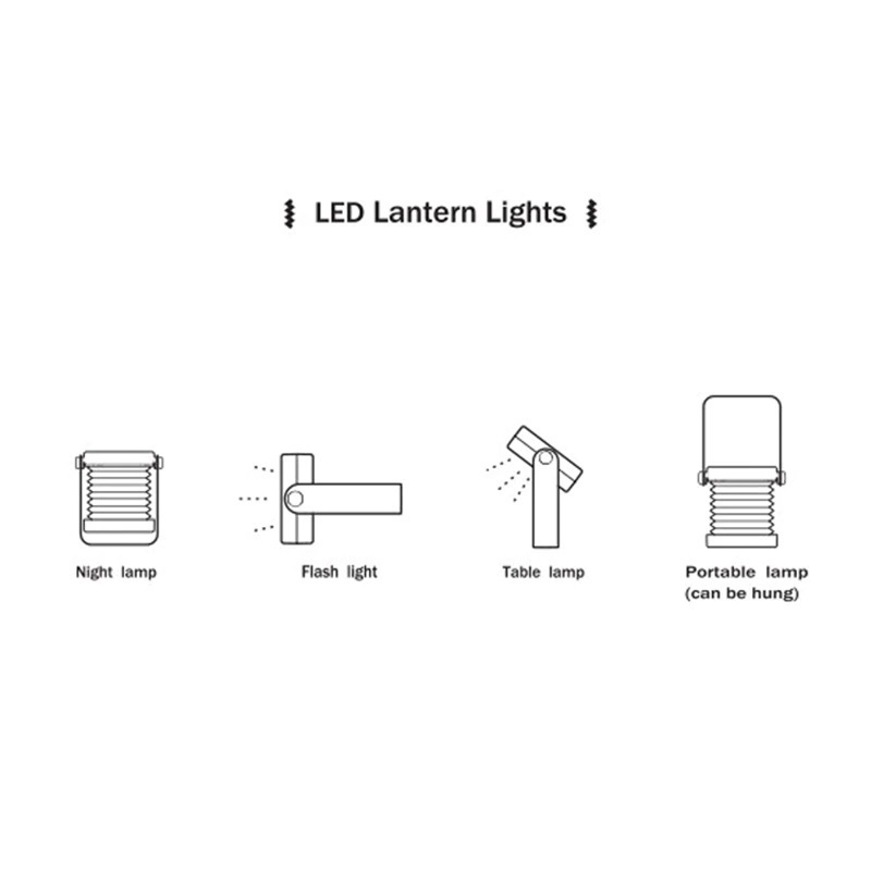 【新品】充電機能付き・ランタン型のおしゃれLEDランプ　ウォームホワイト（ライトカラー）_画像4