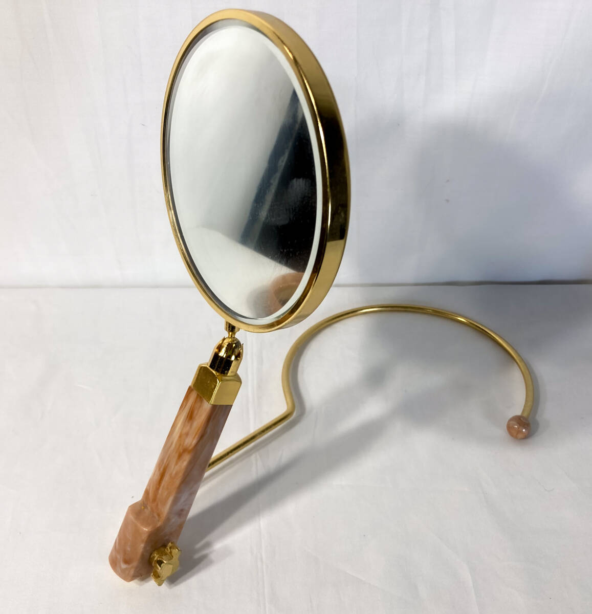  mirror mirror Max Factor interior cosmetics tool in stock hand-mirror antique household goods miscellaneous goods retro modern stand mirror [0322.12]