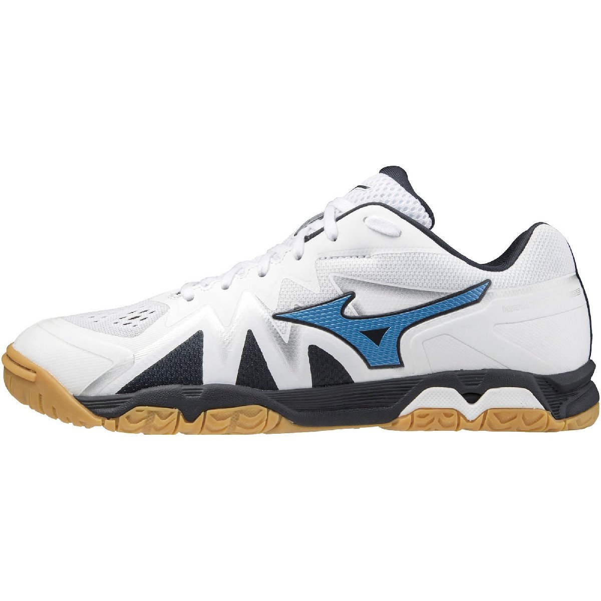 24,0 см Mizuno Table Tennis Shoes Shoes Medal Rise 81GA211027 White X Blue x Navy
