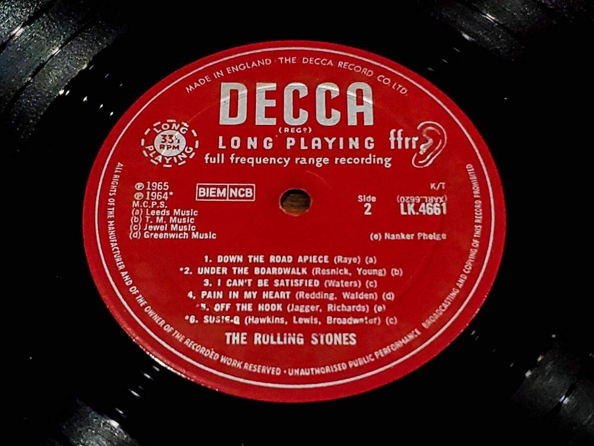 両面最初期マト1A 美盤 THE ROLLING STONES / No.2 ザ ローリング ストーンズ UKオリジナル MONO LP DECCA LK.4661モノラル盤 2ndアルバム_画像9