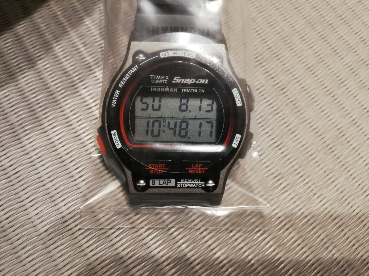 ★1000本限定生産★新品未使用★TIMEX アイアンマン Snap-on 別注モデル TIMEX IRONMAN 8-LAP×Snap-onコラボ タイメックス★_画像3