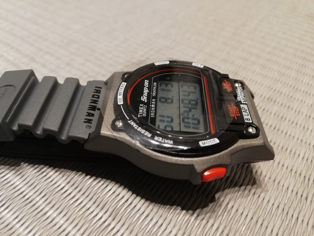 ★1000本限定生産★新品未使用★TIMEX アイアンマン Snap-on 別注モデル TIMEX IRONMAN 8-LAP×Snap-onコラボ タイメックス★_画像6