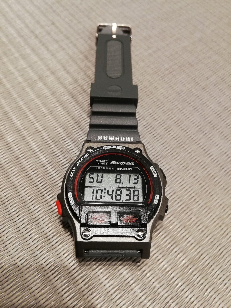 ★1000本限定生産★新品未使用★TIMEX アイアンマン Snap-on 別注モデル TIMEX IRONMAN 8-LAP×Snap-onコラボ タイメックス★_画像5