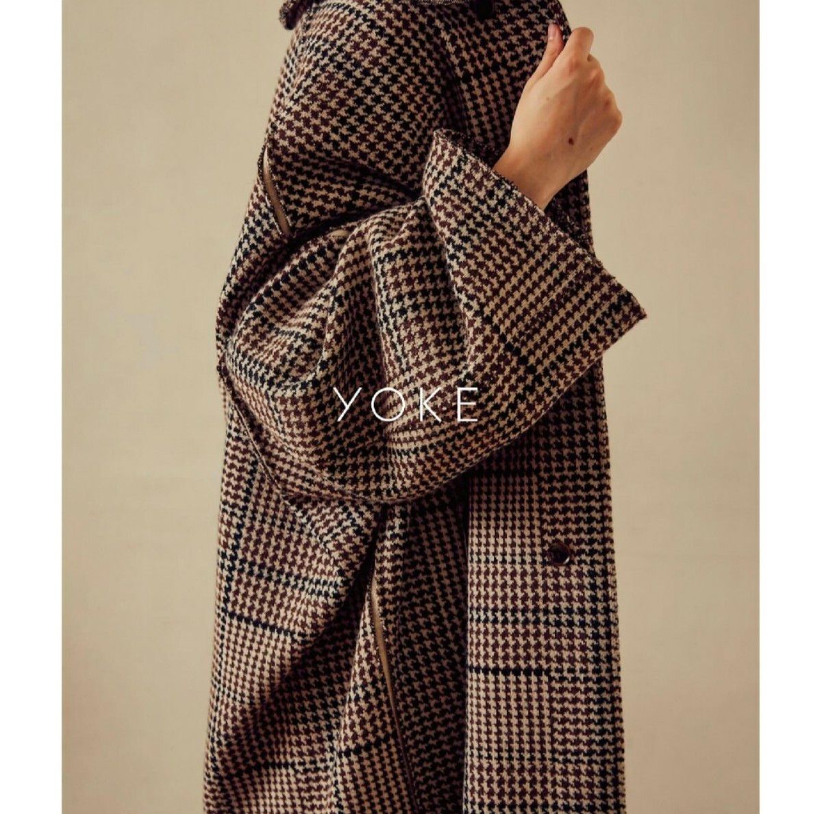 yokeヨーク 18aw gunclub　ガンクラブ check coat 復刻版