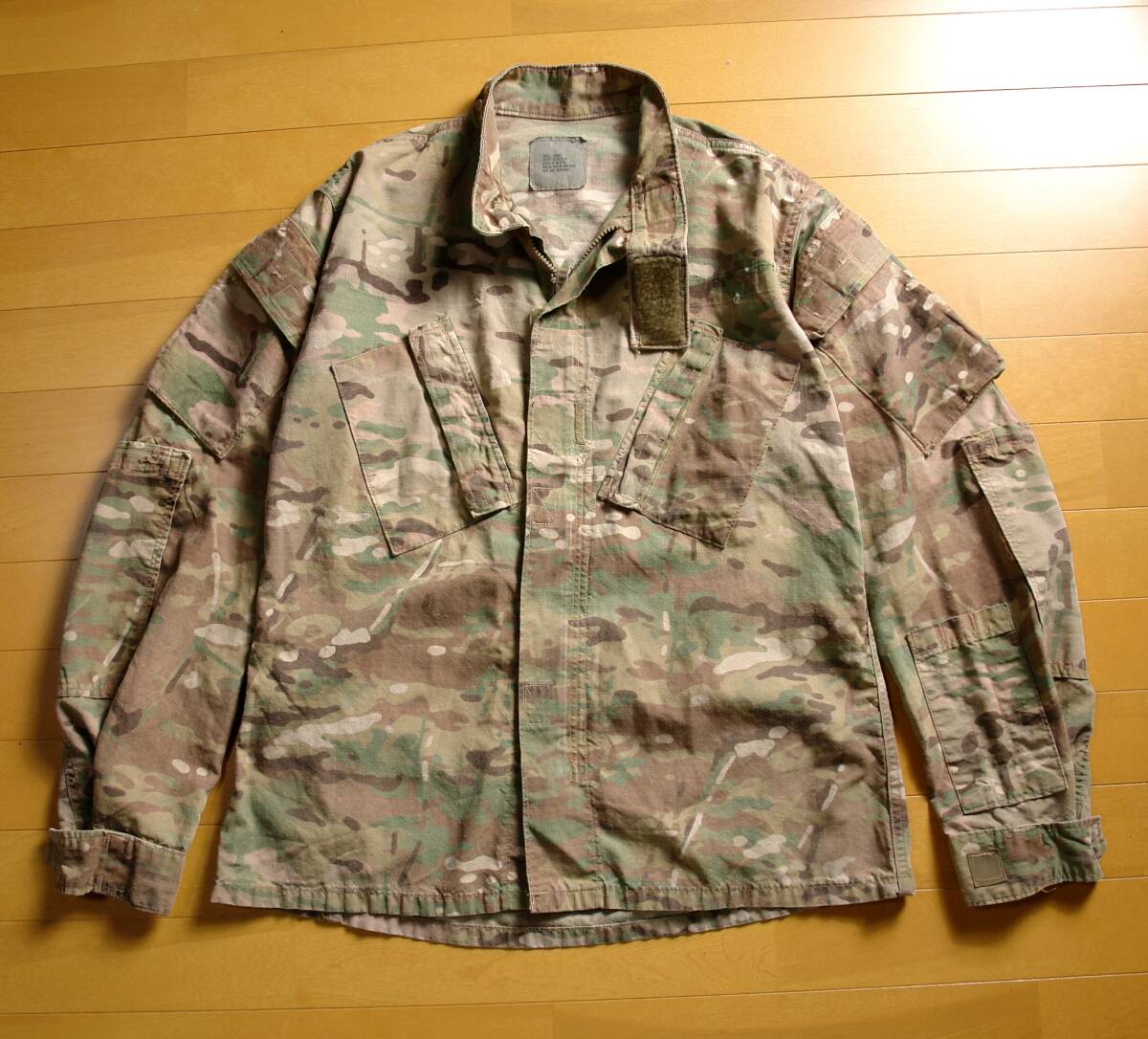 U.S.ARMY アメリカ軍◆マルチカム インセクトガードジャケット◆ACU ミリタリー シャツジャケット コンバットジャケットの画像1
