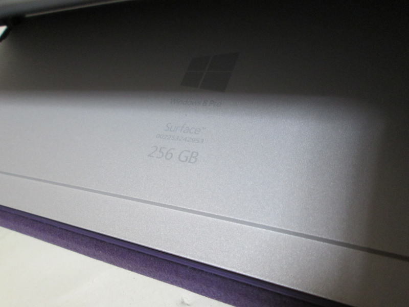 ★Microsoft Surface Pro 3★ intel Core i5 4300U/メモリ 8GB/SSD256GB/WQHD 12インチ液晶/タイプカバー ACアダプター付/タブレット_画像7
