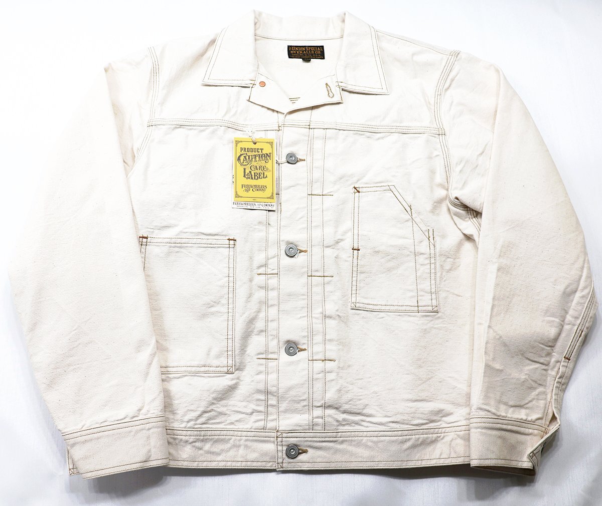 Freewheelers (フリーホイーラーズ) “GLAZIER” WORK JACKET / グレジャー ワークジャケット #2321005 未使用品 ナチュラル size 40