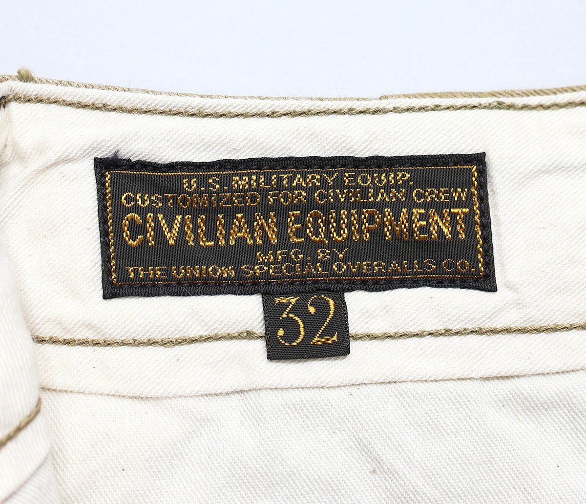 Freewheelers (フリーホイーラーズ) M-1941 Trousers - Yarn-Dyed Chino Cloth / チノトラウザー #2222016 カーキ w32 / 41チノ_画像9
