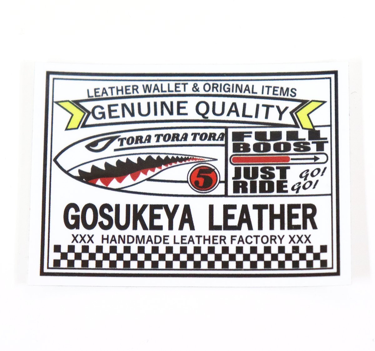 GOSUKEYA LEATHER (五助屋レザー) Riders Mini Wallet / ライダース ミニウォレット【11cm × 9cm】美品 / カードケース / 財布_画像5
