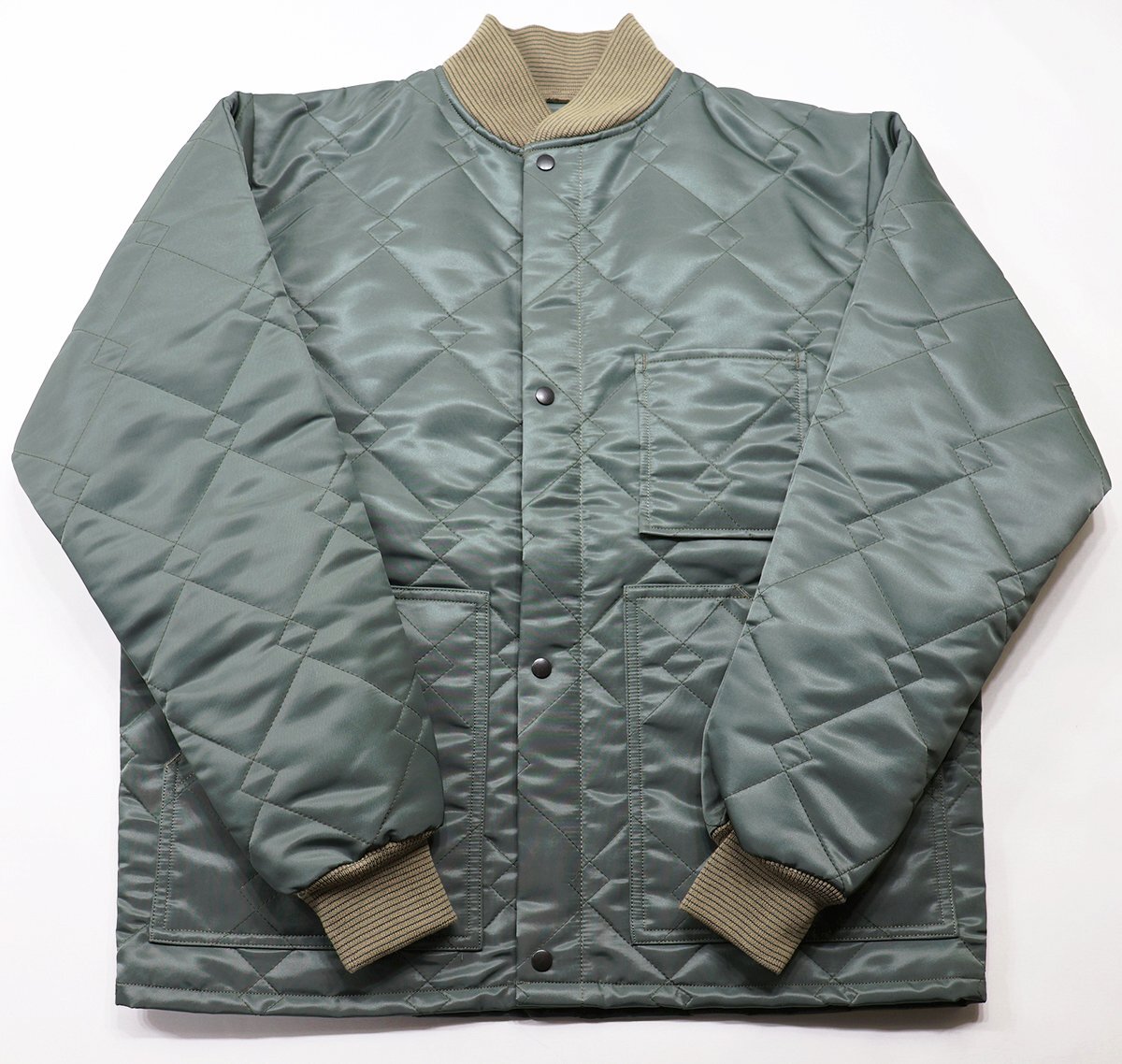 BuzzRickson's (バズリクソンズ) CWU-9/P LINER JACKET / キルティング ライナージャケット BR15327 未使用品 セージグリーン size L_画像1